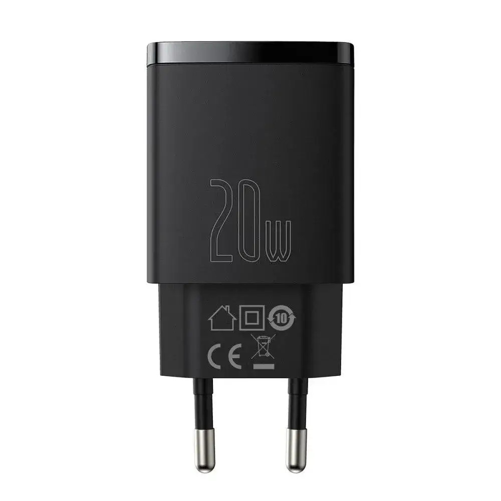 Baseus USB töltő 1xUSB QC3 /1xUSB C PD3.0 20W