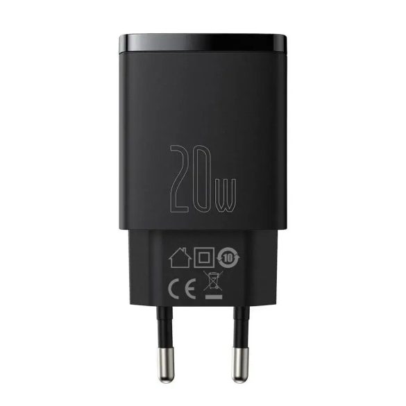 Baseus USB töltő 1xUSB QC3 /1xUSB C PD3.0 20W