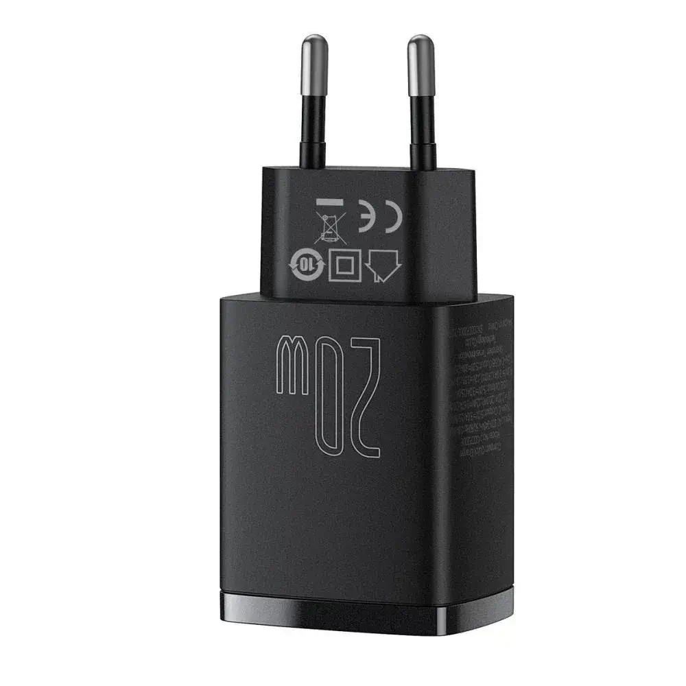 Baseus USB töltő 1xUSB QC3 /1xUSB C PD3.0 20W