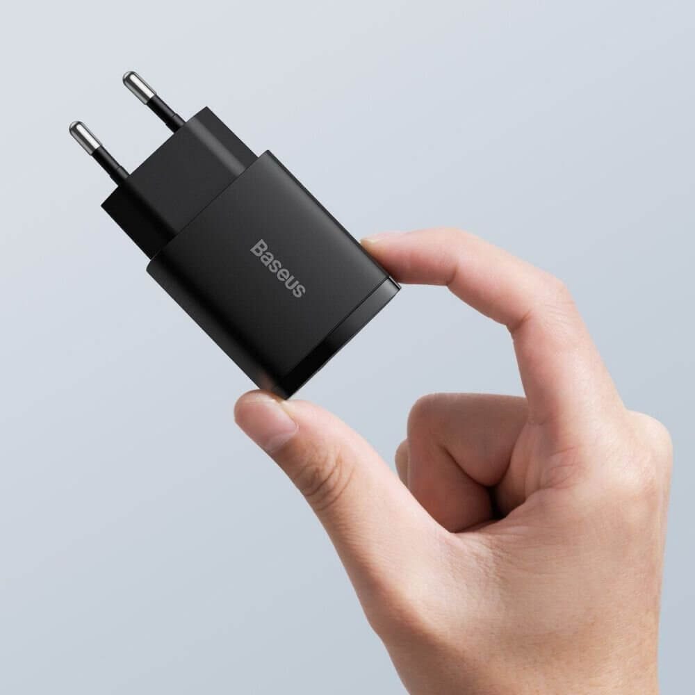 Baseus USB töltő 1xUSB QC3 /1xUSB C PD3.0 20W