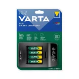 Varta akkutöltő 57684 4xAA/AAA NiMH + 4db 2100mAh AA akku