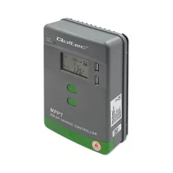   Napelem Töltésvezérlo Qoltec 12V/24V 20A MPPT  SOLAR 2xUSB