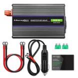 Inverter Qoltec 12V 300W/600W trapéz -1 x usb -szivargyújtó + szemes sarus kábel
