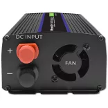 Inverter Qoltec 12V 300W/600W trapéz -1 x usb -szivargyújtó + szemes sarus kábel