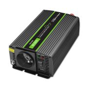   Inverter Qoltec 12V 300W/600W SINUS -1 x usb - szemes sarus kábellel