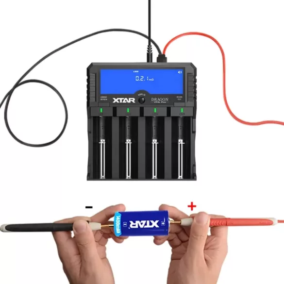 Xtar VP4L Plus DRAGON Li-Ion és Ni-MH akkutölto/akkubank