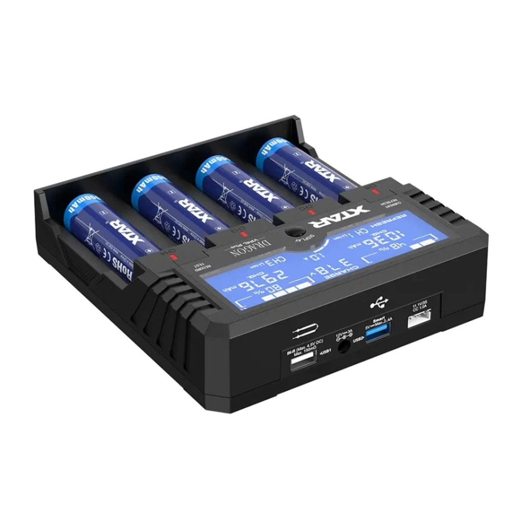 Xtar VP4L Plus DRAGON Li-Ion és Ni-MH akkutölto/akkubank