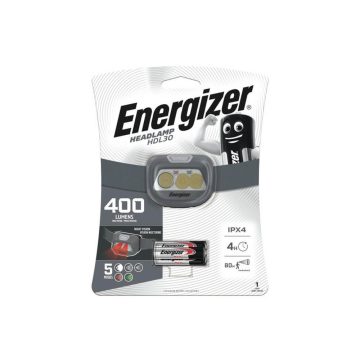   Energizer HDL30 fejlámpa 400lumen tölthető 3*AAA vagy 1LiIon