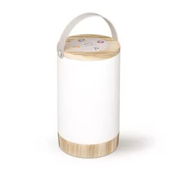Avide asztali lámpa RGB,nyomógombos, fa utánzat. 120lum