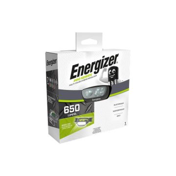   Energizer Hybrid fejlámpa 650lumen tölthető 4*AAA vagy 1LiIon
