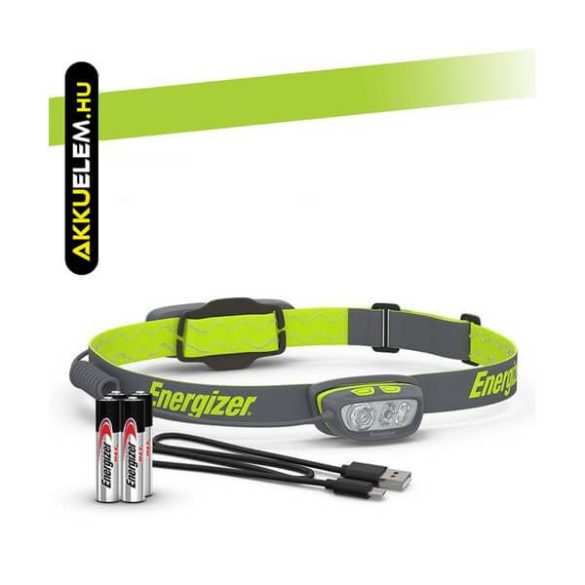 Energizer Hybrid fejlámpa 650lumen tölthető 4*AAA vagy 1LiIon