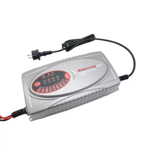 BENTON BX-7 12V/24V autó akkumulátor töltő 15A/7,5A