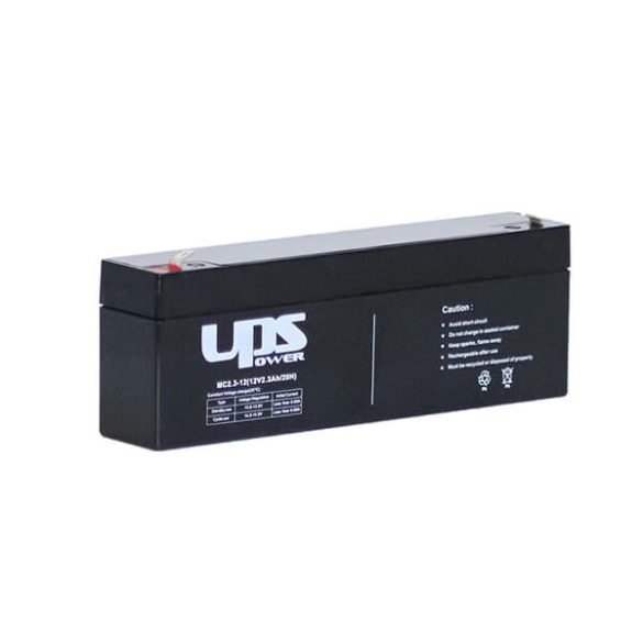 UPS Power 12V 2,3Ah zselés akkumulátor (MC2.3-12)