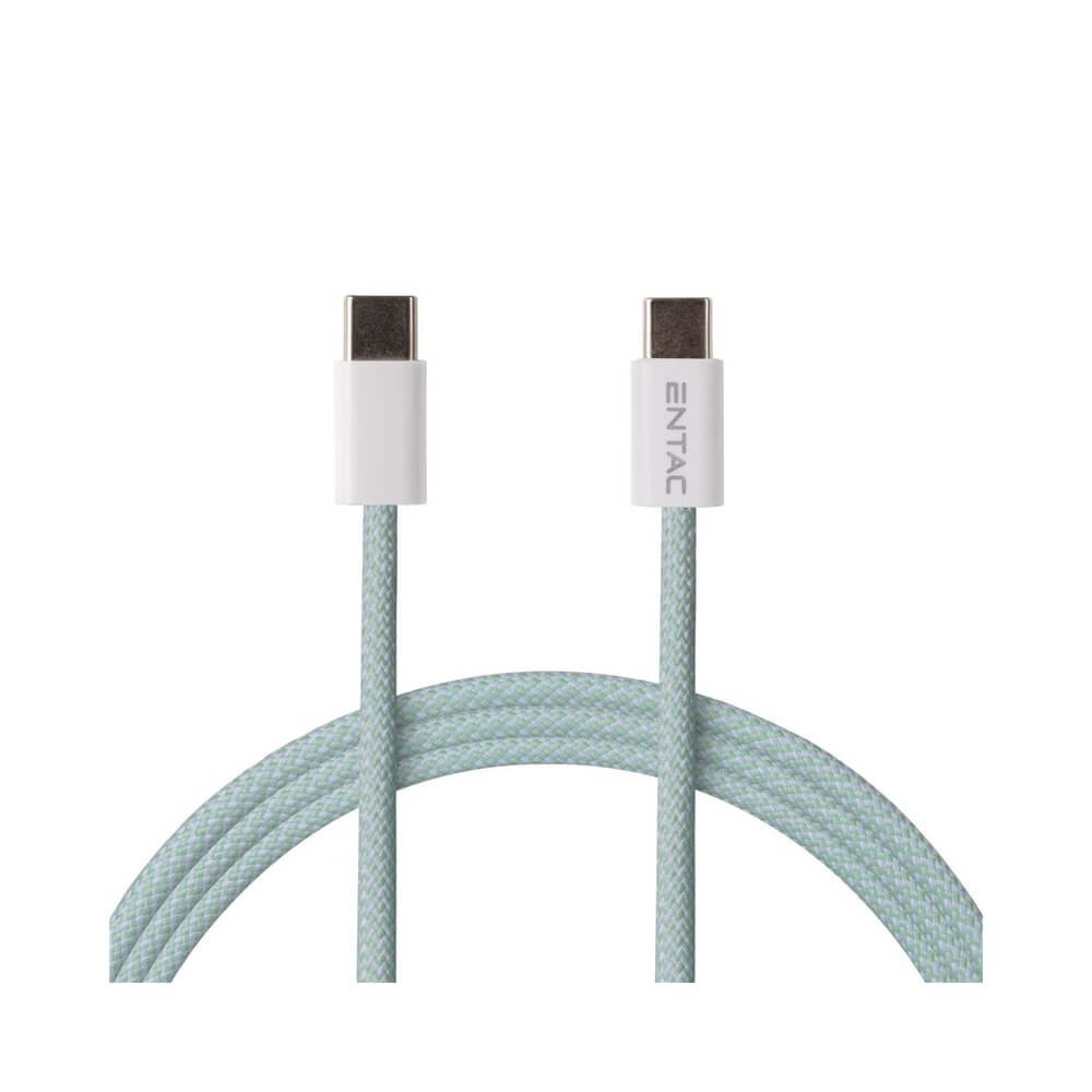 Entac kábel 60W-ig USB-C to USB-C 150cm Türkiz