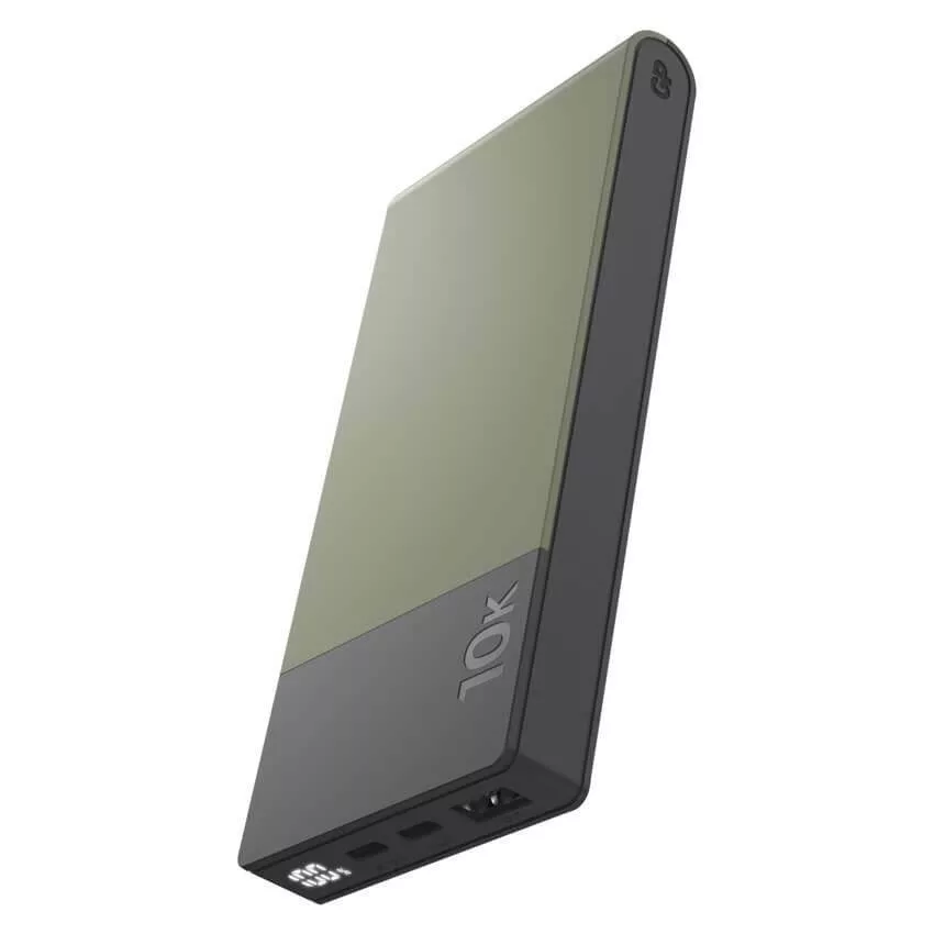 GP Powerbank M10C, 10000mAh 22,5W LED kijelzővel ZÖLD M2+