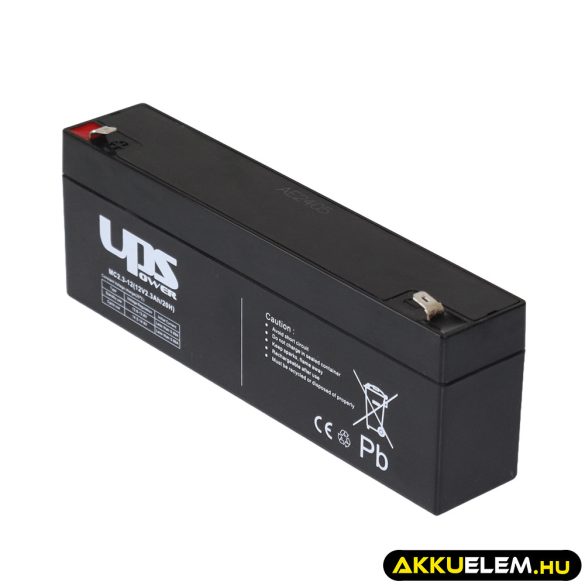 UPS Power 12V 2,3Ah zselés akkumulátor (MC2.3-12)