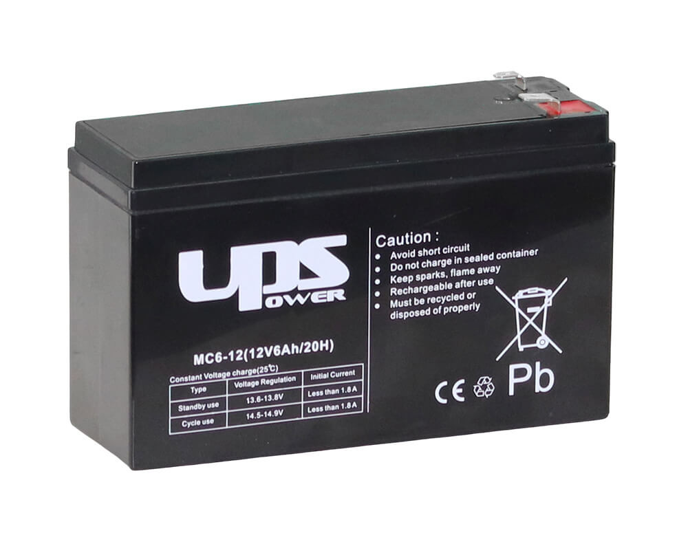 UPS Power 12V 6Ah zselés akkumulátor (MC6-12)