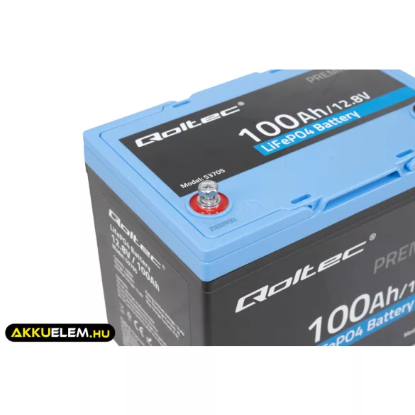 Qoltec LiFePO4 Akkumulátor 12.8V 100Ah 1280Wh BMS