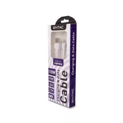 Entac Kábel USB-A -> Lightning Classic Fehér 150cm