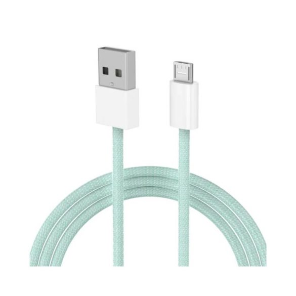 Entac Kábel USB A -> microUSB Casual Zöld 150cm