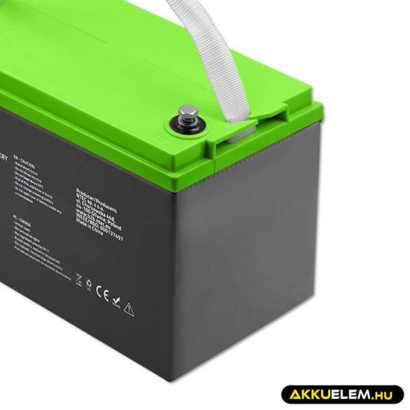Qoltec GEL Akkumulátor 12V 100Ah lakókocsihoz, hajóhoz, biztonsági rendszerekhez