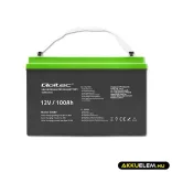 Qoltec GEL Akkumulátor 12V 100Ah lakókocsihoz, hajóhoz, biztonsági rendszerekhez