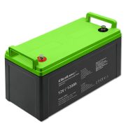   Qoltec GEL Akkumulátor 12V 120Ah lakókocsihoz, hajóhoz, biztonsági rendszerekhez