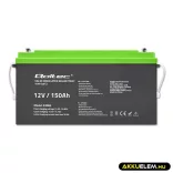 Qoltec GEL Akkumulátor 12V 150Ah lakókocsihoz, hajóhoz, biztonsági rendszerekhez