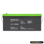 Qoltec GEL Akkumulátor 12V 200Ah lakókocsihoz, hajóhoz, biztonsági rendszerekhez