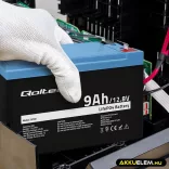 Qoltec LiFePO4 Akkumulátor 12.8V 9Ah 115.2Wh BMS