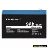 Qoltec LiFePO4 Akkumulátor 12.8V 9Ah 115.2Wh BMS