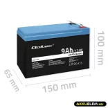 Qoltec LiFePO4 Akkumulátor 12.8V 9Ah 115.2Wh BMS