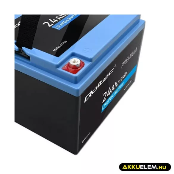 Qoltec LiFePO4 Akkumulátor 12.8V 24Ah 307.2Wh BMS