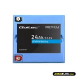 Qoltec LiFePO4 Akkumulátor 12.8V 24Ah 307.2Wh BMS