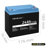 Qoltec LiFePO4 Akkumulátor 12.8V 24Ah 307.2Wh BMS