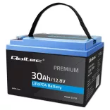 Qoltec LiFePO4 Akkumulátor 12.8V 30Ah 384Wh BMS
