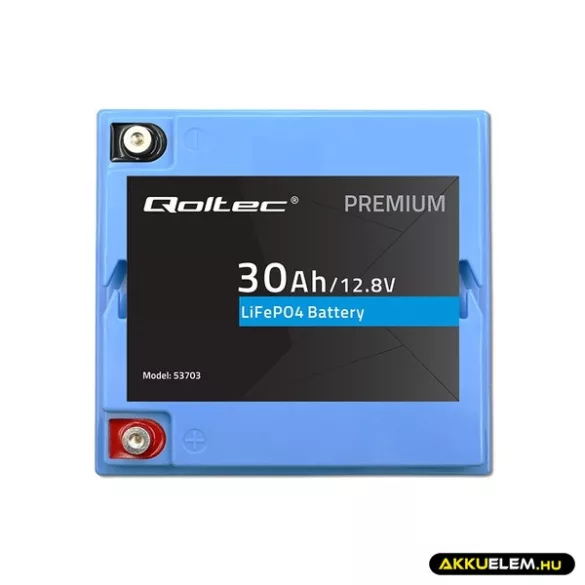 Qoltec LiFePO4 Akkumulátor 12.8V 30Ah 384Wh BMS