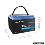 Qoltec LiFePO4 Akkumulátor 12.8V 30Ah 384Wh BMS