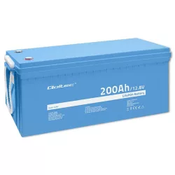 Qoltec LiFePO4 Akkumulátor 12.8V 200Ah 2560Wh BMS
