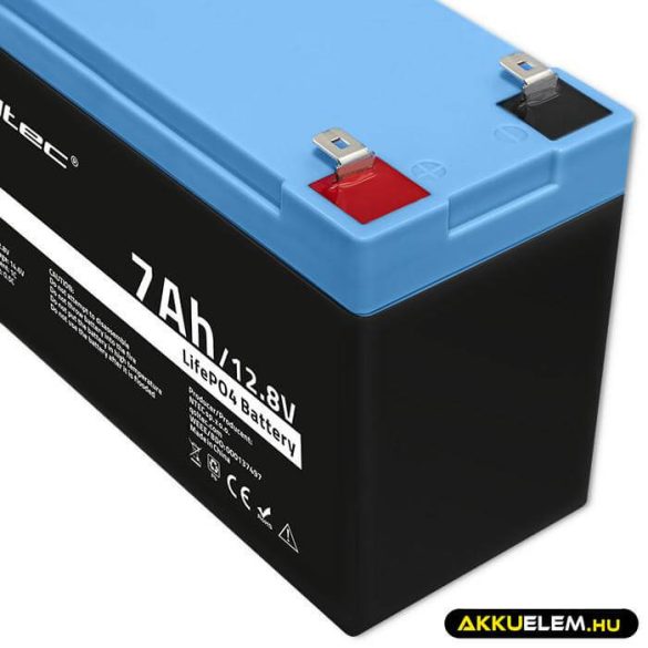 Qoltec LiFePO4 Akkumulátor 12.8V 7Ah 89.6Wh BMS