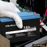 Qoltec LiFePO4 Akkumulátor 12.8V 7Ah 89.6Wh BMS