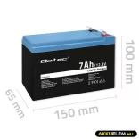 Qoltec LiFePO4 Akkumulátor 12.8V 7Ah 89.6Wh BMS
