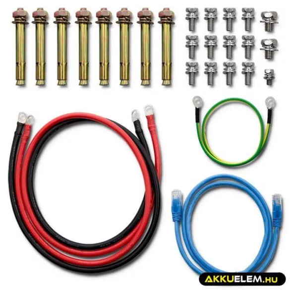 Qoltec Energiatároló LiFePO4 5.12kWh 51.2V 100Ah BMS LCD