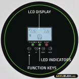 Qoltec Solar Inverter Off-Grid 11000W 160A 48V MPPT BMS Sinus (Wi-Fi opció)