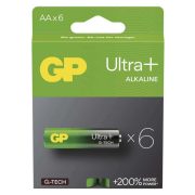   GP LR6 AA Ultra+ Alkaline 15AUP tartós elem 6db/csomag (ár/csomag)