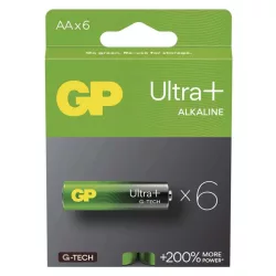   GP LR6 AA Ultra+ Alkaline 15AUP tartós elem 6db/csomag (ár/csomag)