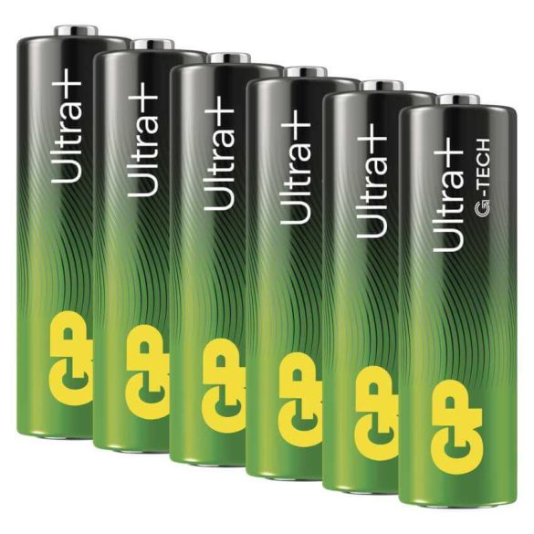 GP LR6 AA Ultra+ Alkaline 15AUP tartós elem 6db/csomag (ár/csomag)