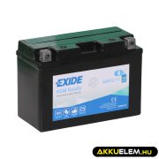   Exide motorkerékpár akkumulátor 12V 8Ah AGM 12-7.1 110A (YT9B) Bal+ GyZ