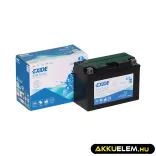 Exide motorkerékpár akkumulátor 12V 8Ah AGM 12-7.1 110A (YT9B) Bal+ GyZ