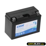Exide motorkerékpár akkumulátor 12V 8Ah AGM 12-7.1 110A (YT9B) Bal+ GyZ
